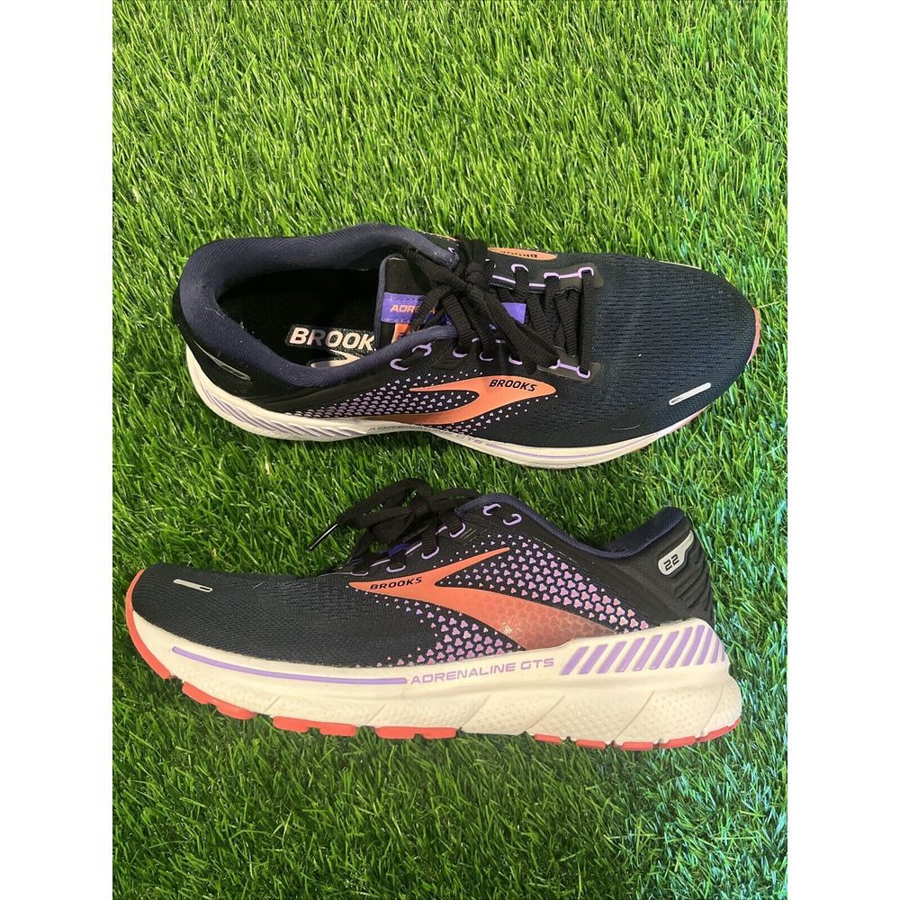 Brooks Womens Adrenaline GTS 22 Running Shoes 10 Medium‎ Purple 1203531D080